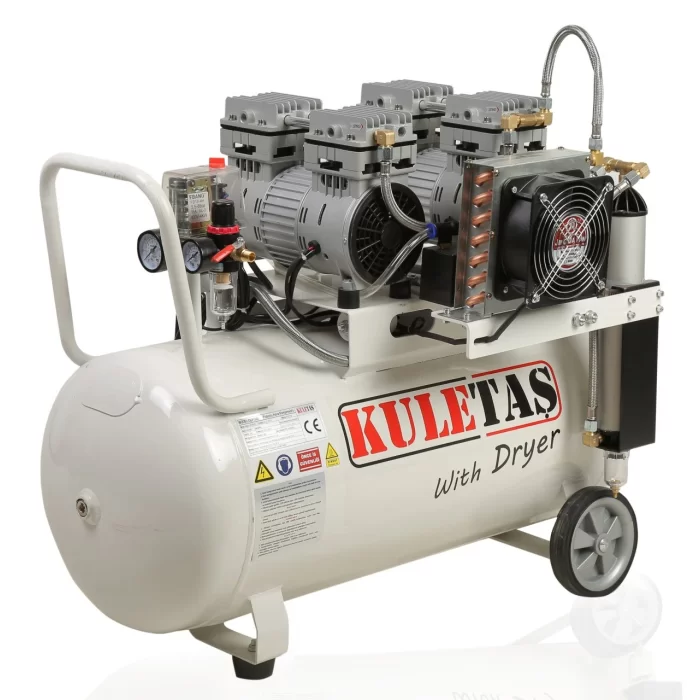 Kuletaş 80 Litre Kurutuculu Sessiz Yağsız Kompresör 8 Bar