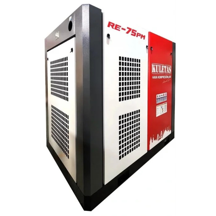 Kuletaş İnvertör Motorlu Endüstriyel Vidalı Hava Kompresörü 75 Hp RE-75 PM