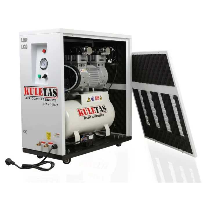 Kuletaş Kabinli Ultra Sessiz Kompresör 30 Litre 8 Bar