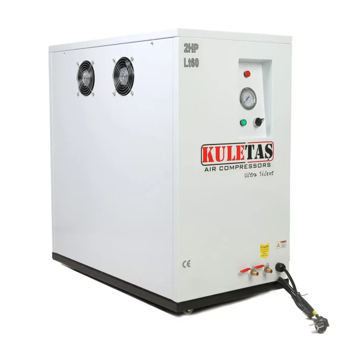 Kuletaş Kabinli Ultra Sessiz Kompresör 60 Litre 8 Bar