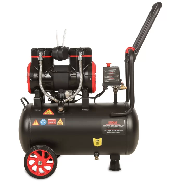 Kuletaş Premium 24 Litre Sessiz Yağsız Hava Kompresörü 2 Hp 8 bar