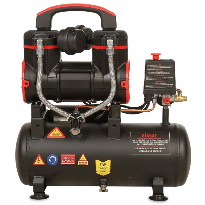 Kuletaş Premium 9 Litre Sessiz Yağsız Hava Kompresörü 1,2 Hp 8 Bar