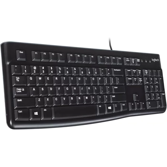 Logitech K120 Q Kablolu Klavye USB Siyah 920-002505