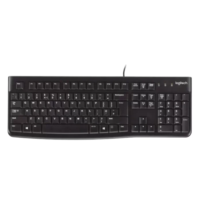 Logitech K120 Q Kablolu USB Siyah Klavye