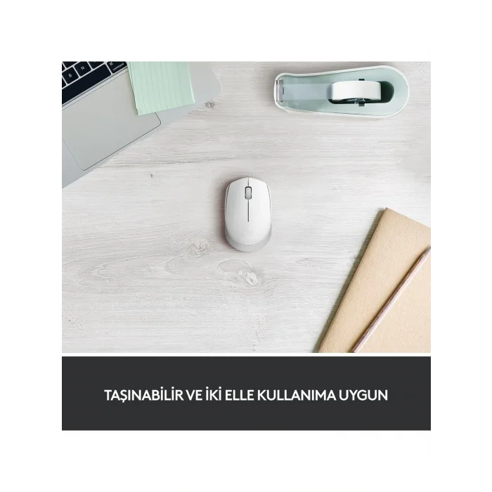 Logitech M171 Kablosuz Mouse Beyaz 910-006867