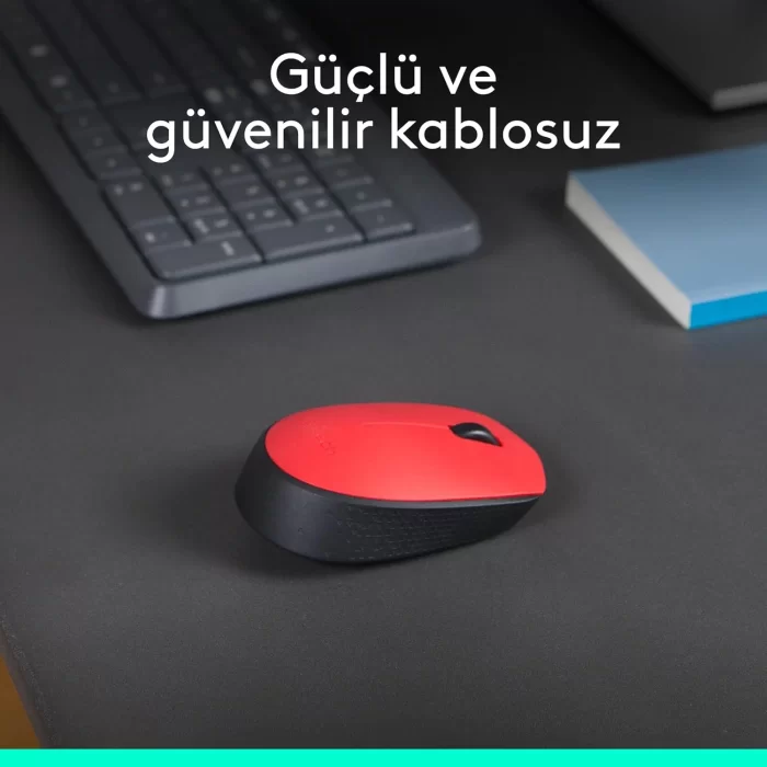 Logitech M171 Kablosuz Mouse Kırmızı 910-004641