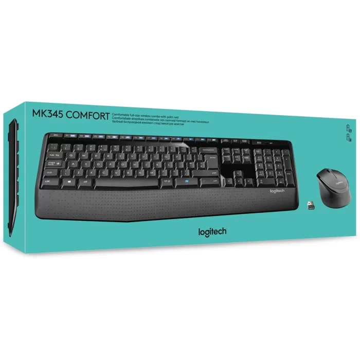 Logitech MK345 Klavye Mouse Set Kablosuz Siyah 920-006514