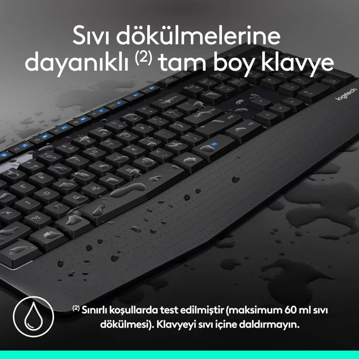 Logitech MK345 Klavye Mouse Set Kablosuz Siyah 920-006514