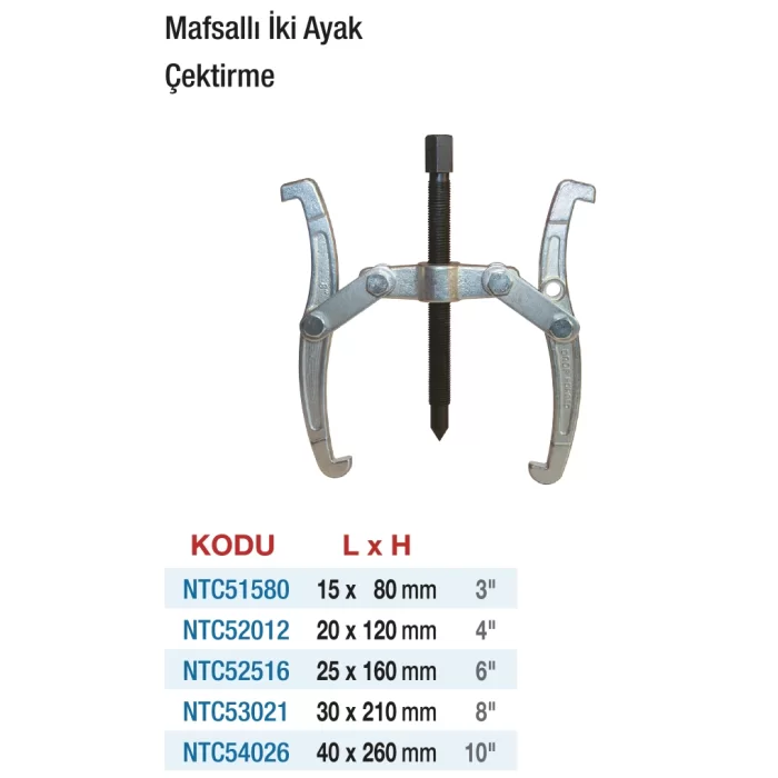 Mafsallı İki Ayak Çektirme