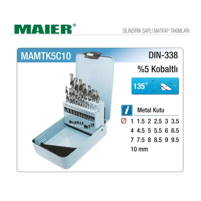 MAIER 19 PARÇA %5 CO MATKAP UCU TAKIMI