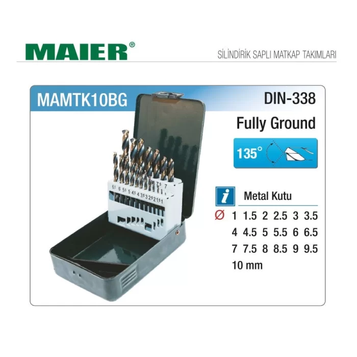 MAIER 19 PARÇA FULLY GROUND MATKAP UCU TAKIMI