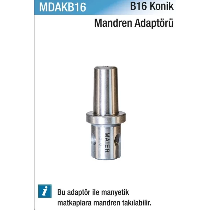 Maier B-16 Konik Mandren Adaptörü (1 Adet)