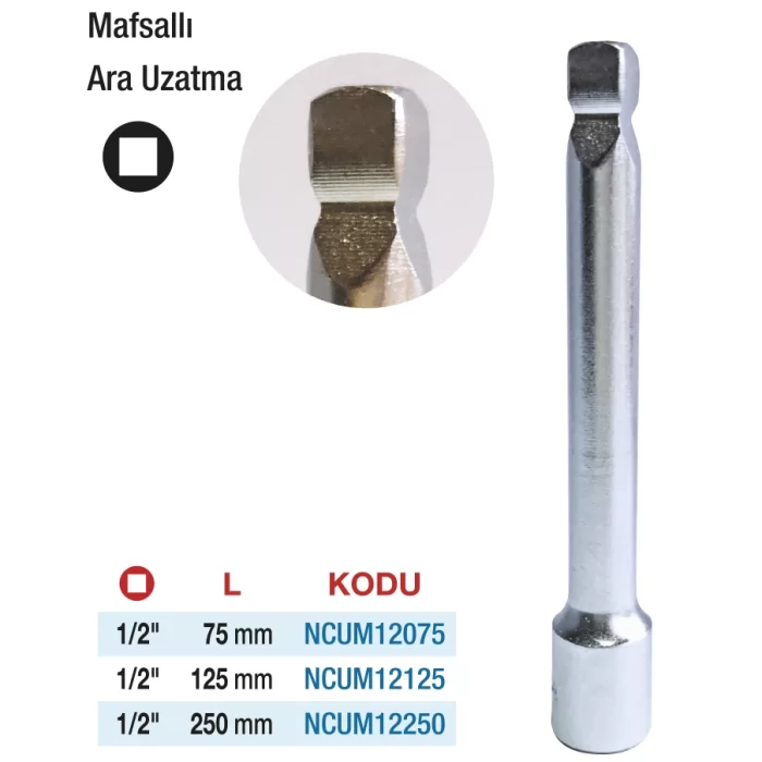 Nt Tools 1/2 Mafsallı Ara Uzatma