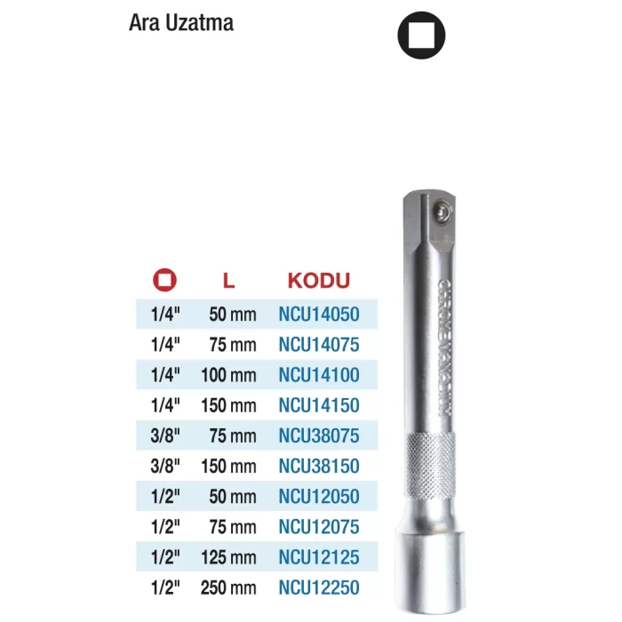 Nt Tools 1/4 Ara Uzatma