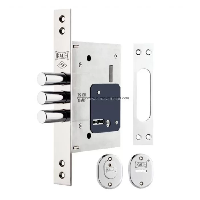 Plus Çelik Kapı Emniyet Kilidi GMC68mm Nikel (KUTUSUZ) Karşılıklı