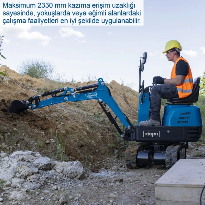 Scheppach EXC815 Mini Ekskavatör