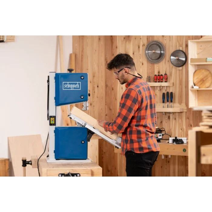 Scheppach HBS261 Şerit Testere – 550 W, 130 mm Kesim Yüksekliği, İki Kademeli
