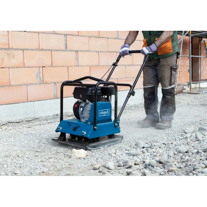 Scheppach HP1800S Zemin Sıkıştırma Makinesi – 6,5 HP Benzinli, 23000 N Sıkıştırma Basıncı