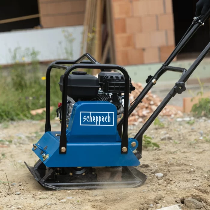 Scheppach HP1800S Zemin Sıkıştırma Makinesi – 6,5 HP Benzinli, 23000 N Sıkıştırma Basıncı