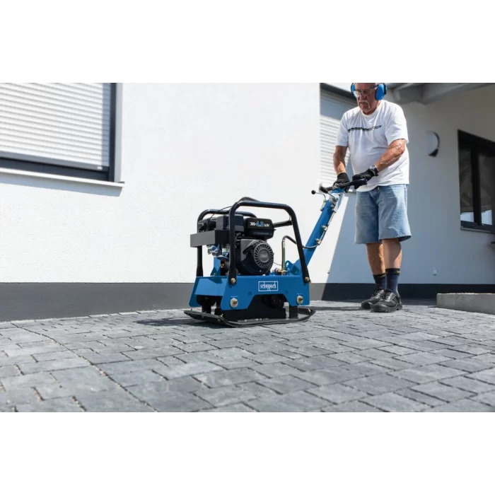 Scheppach HP2500S Zemin Sıkıştırma Makinesi – 6,5 HP Benzinli, 30000 N Sıkıştırma Basıncı