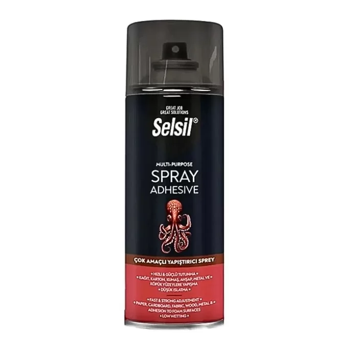 Selsil Çok Amaçlı Yapıştırıcı Sprey 400 ml