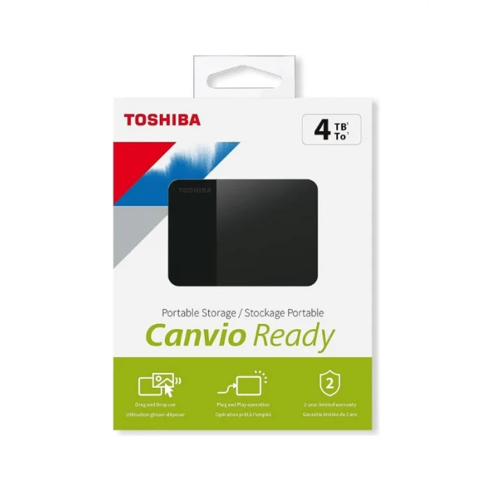 Toshiba 4tb 2.5 Canvio Ready Usb 3.2 Gen 1 Harici Hdd HDTP340EK3CA