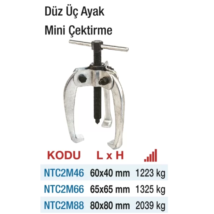 Üç Ayak Düz Mini Çektirme