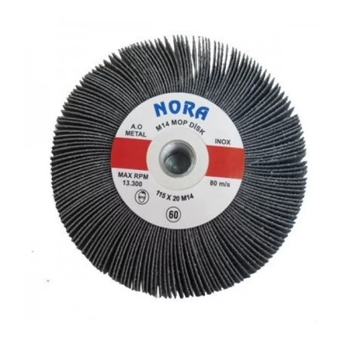 VİDALI MOP DİSK ZR 115*20*M-14 80 Kum