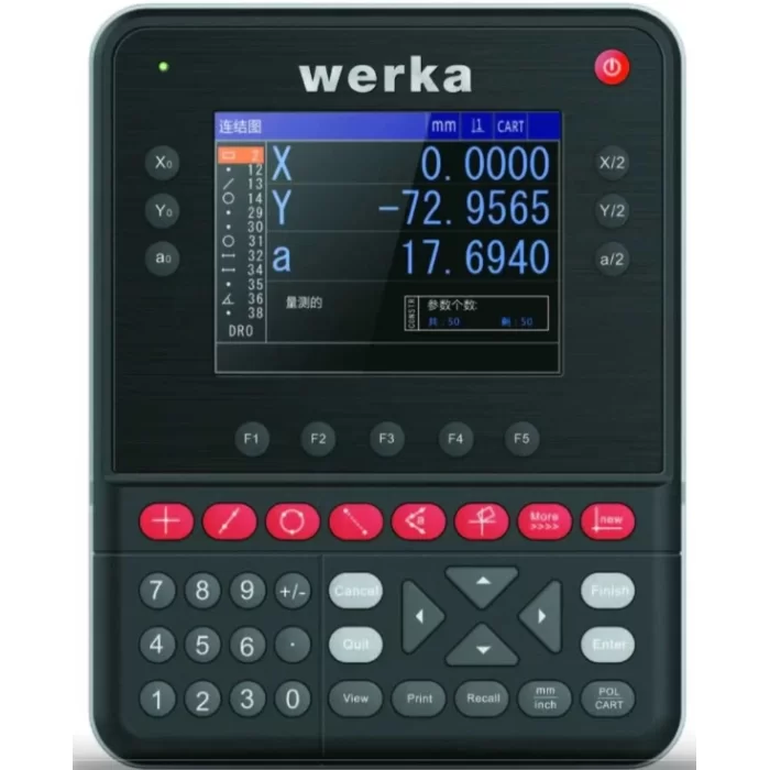 Werka Dijital Dikey Profil Projektör 5291-1005 Opsiyonel Lensler