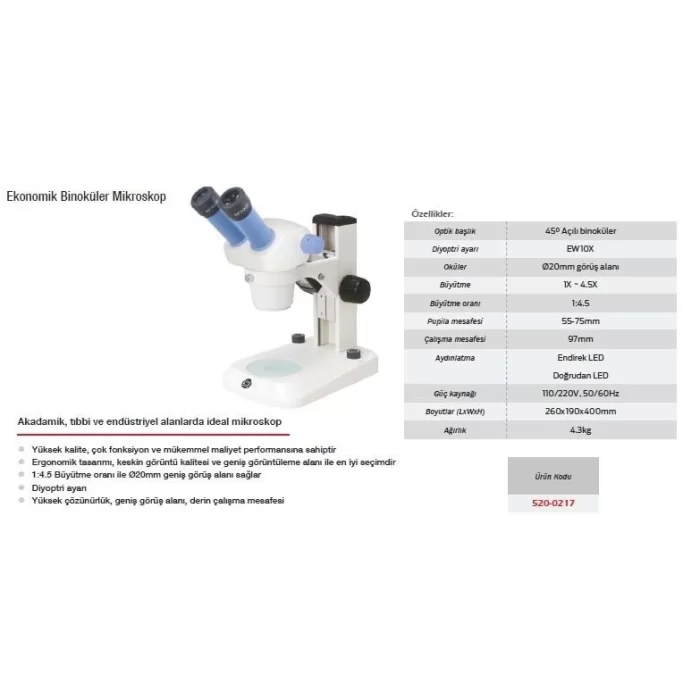 Werka Ekonomik Binoküler Mikroskop