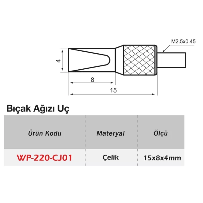 Werka Kompratör Bıçak Ağzı Temas Uçları