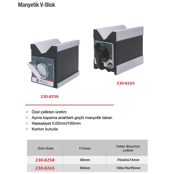 Werka Manyetik V-Blok