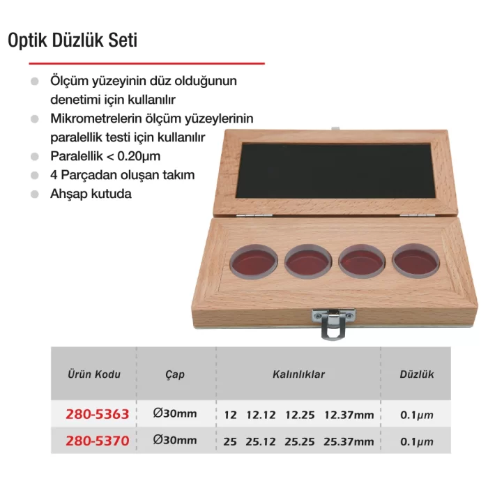 Werka Optik Düzlük Seti