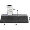 Logitech K580 Slim 920-010624 Siyah Q Kablosuz Bluetooth Klavye 920-010624 