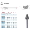 D&W G Tipi Sivri Kavisli - Karbur Kalıpçı Frezeleri