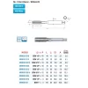 DIN 351 NO.3 SON KILAVUZ - WHİTWORTH - HSS EL KILAVUZLARI