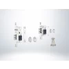 Fişeli Çelik Kapı Kilidi Birbiriniaçar SET ( 252RL+257L ) - KROM