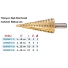 Gerlinger Titanyum Kaplı Düz Kanallı Hss Kademeli Matkap Uçları