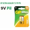 GP1604AU  ULTRA ALKALİN 1Lİ 9V PİL