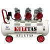 Kuletaş Süper Sessiz Yağsız Kompresör 100 Litre 8 Bar