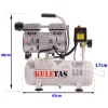 Kuletaş 9 Litre Süper Sessiz Yağsız Kompresör 8 bar