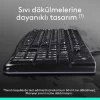 Logitech K120 Q Kablolu Klavye USB Siyah 920-002505