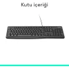 Logitech K120 Q Kablolu Klavye USB Siyah 920-002505