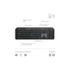 Logitech MX Keys S Kablosuz Sessiz Türkçe Q Klavye Siyah 920-011594