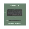 Logitech Pebble Keys 2 K380S Siyah Q Kablosuz Klavye 920-011859