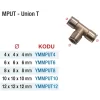 MPUT UNİON T BAĞLANTI - METAL MİNİ KONNEKTÖRLER (5 Adet)