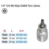 NT 1/4 6 Köşe Delikli Torx Lokma