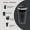 ROX CAMPING KAHVE TERMOSU 0.45 LT - SİYAH