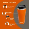 ROX CAMPING KAHVE TERMOSU 0.45 LT - TURUNCU