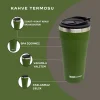 ROX CAMPING KAHVE TERMOSU 0.45 LT - YEŞİL